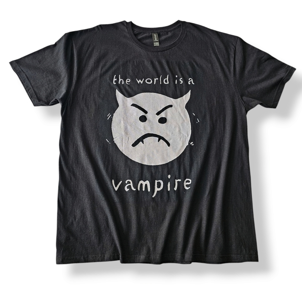 Smashing Pumpkins "The World Is A Vampire" Graphic Print Tee Size 2XL